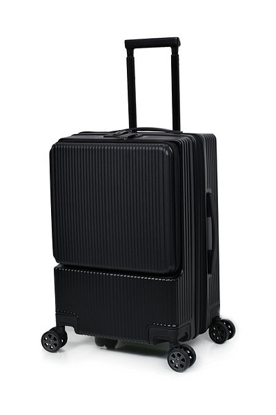 MORANO Morano Carry-On Luggage is a lightweight, thick, strong suitcase with 4 spinner wheels.