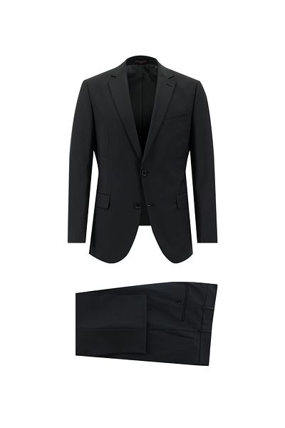 Abdullah Kiğılı Wool Classic Striped Suit