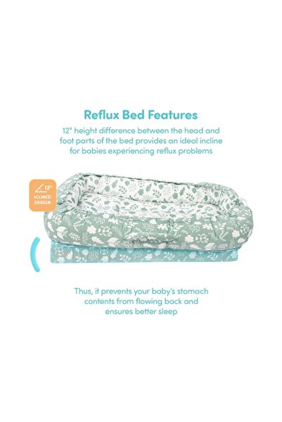 Sevi Bebe Anti-reflux co-sleeper Leaf Sevibaby