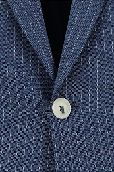 Kiğılı Yünlü Klasik Çizgili Takım Elbise