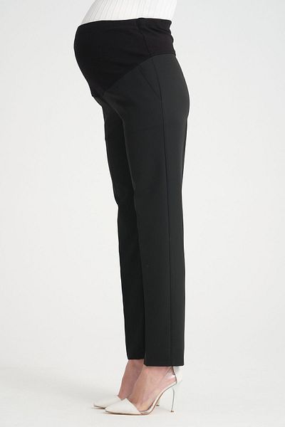 KATLİN MATERNİTY WEAR Maternity Fabric Pants Adjustable Waist Double Fabric