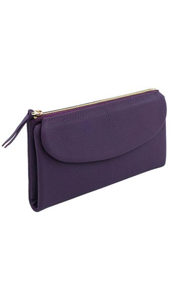Meskanto Daisy Genuine Leather Women's Wallet with Phone Compartment