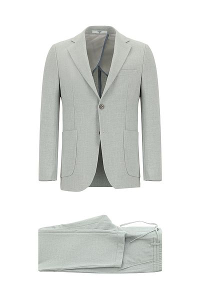 Kiğılı Slim Fit Slim Fit Striped Elastic Waist Drawstring Suit