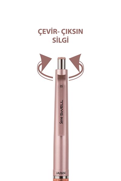 Serve Swell Mechanical Versatil Pen - Metallic Rose - 0.5mm