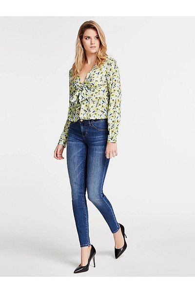 Guess Pantaloni skinny Annette de damă W0ga99d41f2