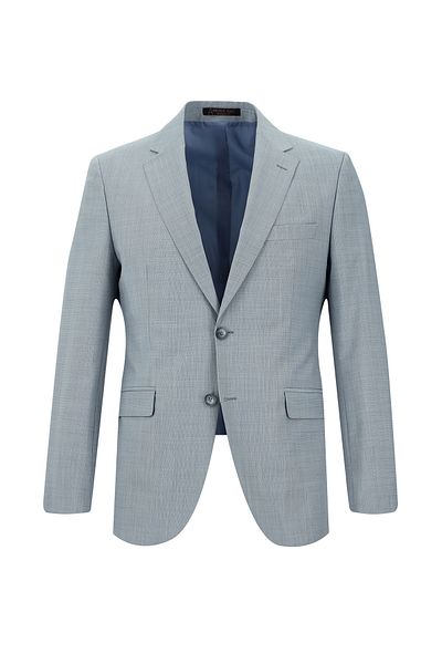 Abdullah Kiğılı Slim Fit Slim Fit Wool Classic Suit