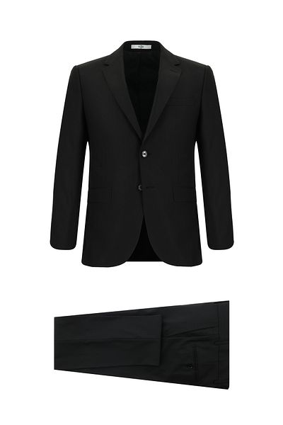 Abdullah Kiğılı Slim Fit Slim Fit Wool Classic Suit