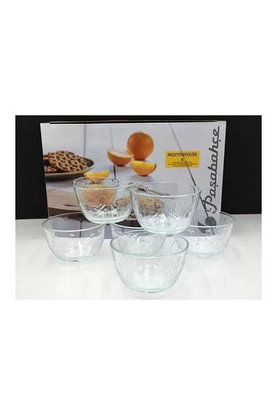 Paşabahçe 53896 Narmelade Glass Bowl 10cm 250Cc 6 Pieces