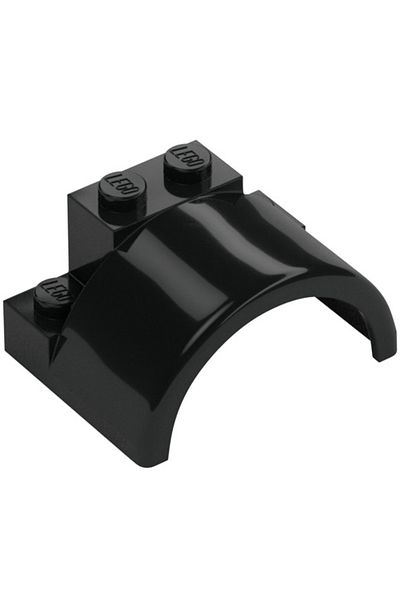 LEGO تكنيك مخصص موك ملحق مركبة Mudguard 4 X 3 X 1 واقي الطين الأسود 4 قطع سيتم إرسالها