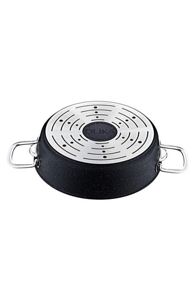 OLİKA Black Pearl 22 Cm Short Casserole