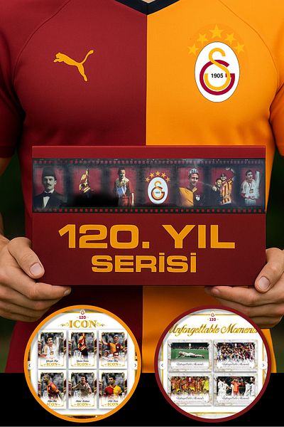 Galatasaray 120. Year Magnificent Series Full Set Collection Cards