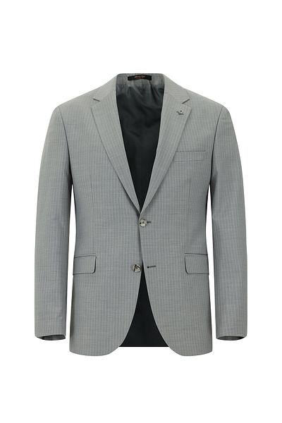 Abdullah Kiğılı Slim Fit Slim Fit Woolen Classic Striped Suit