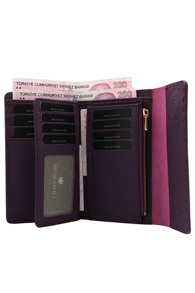 Meskanto Mini Clarice Genuine Leather Women's Wallet