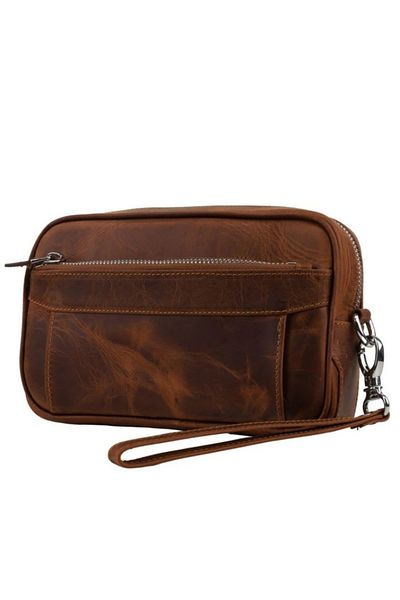 Meskanto Lokka Genuine Leather Password Hand Portfolio Bag