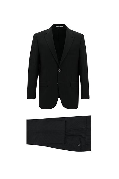 Abdullah Kiğılı Classic Patterned Wool Suit