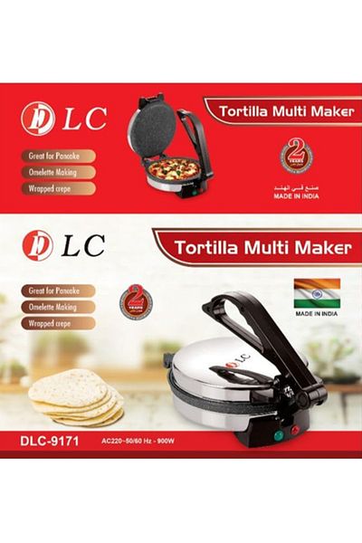 MACON Roti Maker Chapati Maker Ideal For Making Homemade Tortillas Tacos Flatbreads, Chapati Roti, Stainle