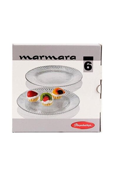 Paşabahçe 10266 Marmara Tatlı Tabak 19.8cm 6 lı