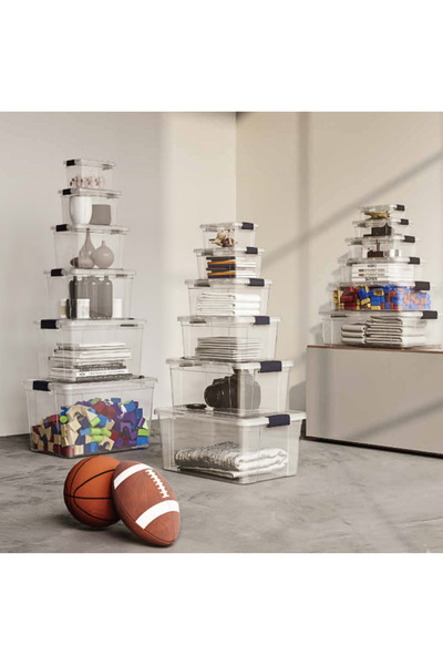 Loremp Oyuncak Saklama Kutusu Çok Amaçlı Saklama Kutusu 60 Lt Mavi