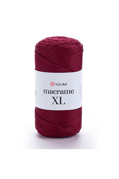 Yarnart Macrame Xl - Μακραμέ Χέρι Πλεκτό Νήμα Claret Red-145