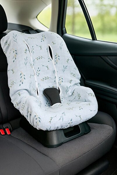 JUNİPERUS Bebek Müslin Oto Koltuk Puset Kılıfı Lastikli