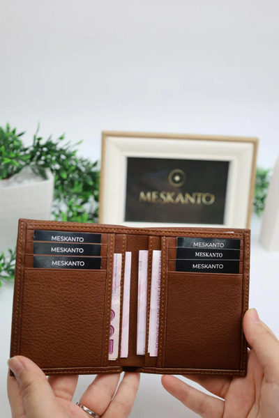 Meskanto Wolf Genuine Leather Wallet and Card Holder