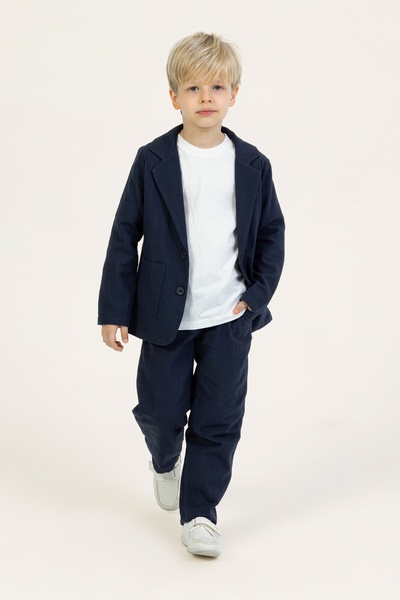 DMB BOYS & GIRLS Muško trodelno laneno odelo