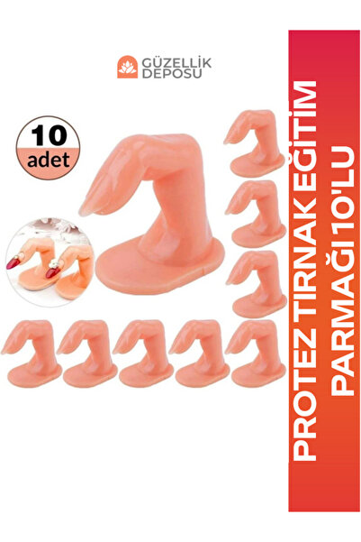 Güzellik Deposu Protez Tırnak Eğitim Parmağı 10'lu Eğitim Parmak