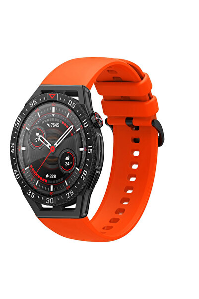 KRETON Huawei Watch Gt3 SE Uyumlu Kordon Yumuşak Dokulu Soft Renk Tokalı Sili...