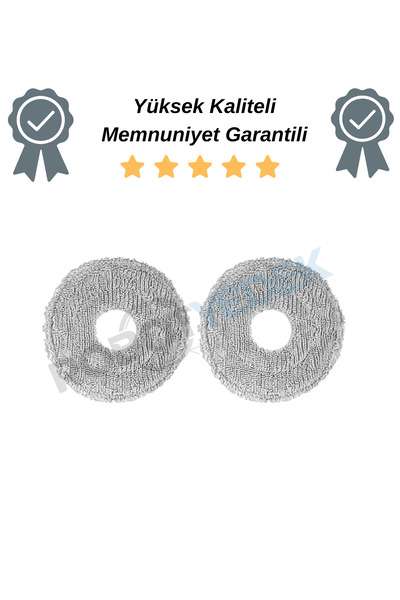 robotyedek Xiaomi S10+ (nu S10T) - 2 bucăți de cârpă compatibilă pentru mop d...