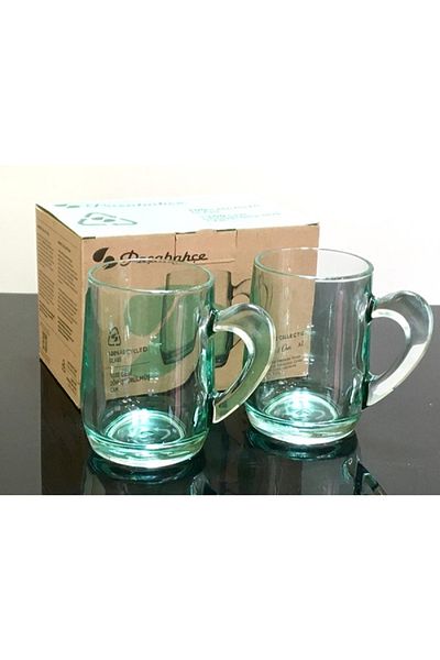 Paşabahçe 55521 كوب شاي معاد تدويره بمقبض 2 لتر