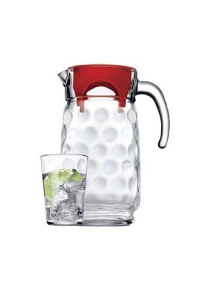 Paşabahçe Red Lid Space Water Set 7 Pieces 98678