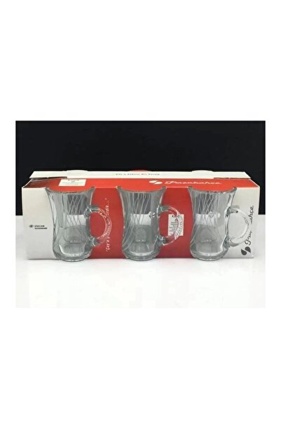 Paşabahçe 55411 Çember Kulplu Çay Bardağı 140 cc 6'lı