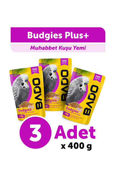 Bado Muhabbet Kuş Yemi Vitaminli 400gr 3lü