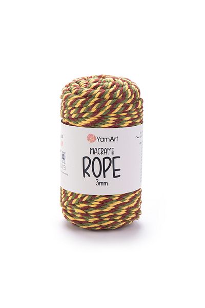 Yarnart 3 MM MACRAME ROPE - ΜΑΚΡΑΜΕ ΠΛΕΚΤΟ ΧΕΡΙ, Σχοινί Ebruli-823