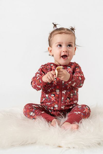Maya And Luca Little Prince, Alice, Heidi Patterned Gots Certified Boys - Girls Sleeping Bag Pajamas