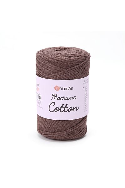 Yarnart Macrame Cotton - Μακραμέ Χειροποίητο Νήμα Πλεξίματος Σκούρο Καφέ-769