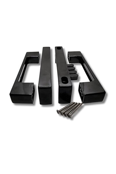 Durul Duşakabin 90x90 Kare Siyah 5mm Şeffaf Cam Yükseklik 190cm