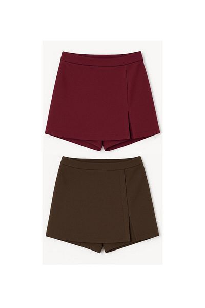moda armanc Pachet de 2 fuste mini cu fante