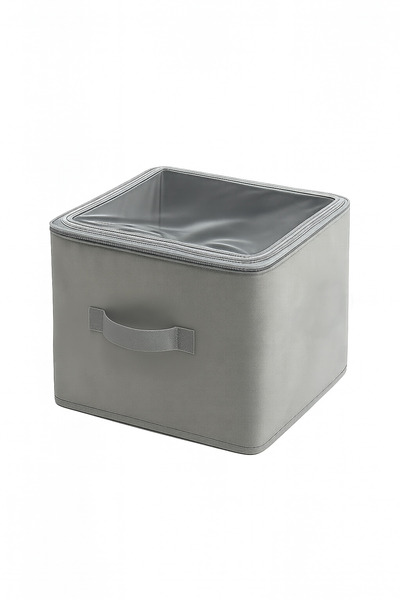 SER&YAT 1 Piece Steel Frame Zippered Window Storage Box 30X30X30 Tensioner Storage Organizer