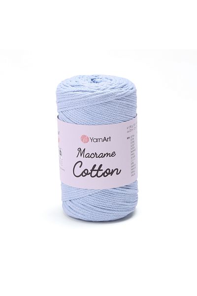 Yarnart Macrame Cotton - Μακραμέ Χειροποίητο Νήμα Baby Blue-760