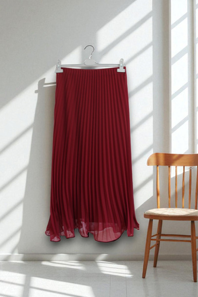 mahira collection πλισέ φούστα από σιφόν