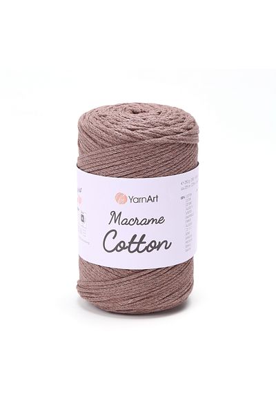 Yarnart Macrame Cotton - Μακραμέ Χειροποίητο Νήμα Πλεξίματος Mink-791
