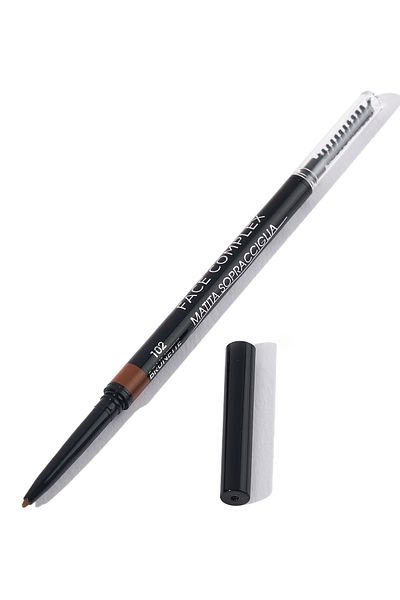 FACE COMPLEX Brow Pencil Micro Blading Creion De Sprâncene Și Periuța 102 Brunette - Italia