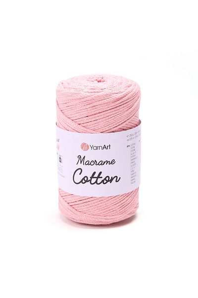 Yarnart Macrame Cotton - Μακραμέ Χειροποίητο Νήμα Πλεξίματος Πούδρα-767