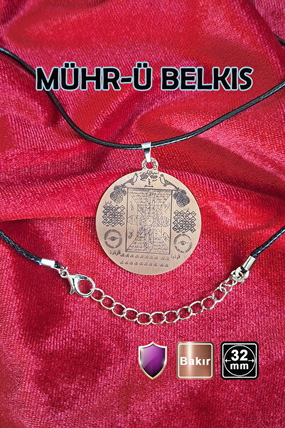 Miss TBee 🙏Mühr-ü Belkıs Tılsımı Saf Bakır Kolye