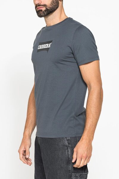 Carrera Jeans CREW NECK T-SHIRT IN COTTON WITH CARRERA LOGO PRINT