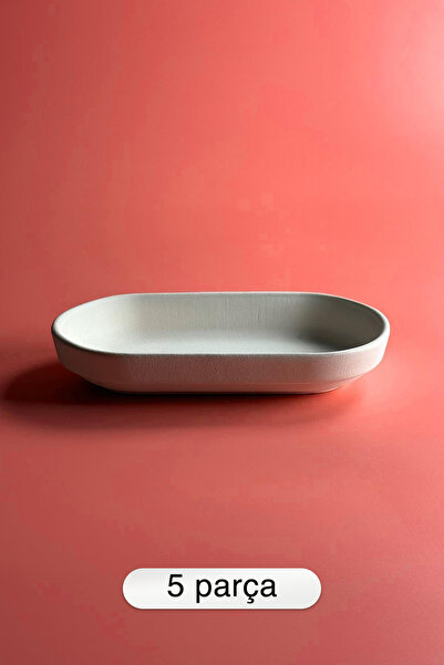 Ref-San Salda Çerezlik 5'li - Seramik Bisküvi (Ham Ürün)