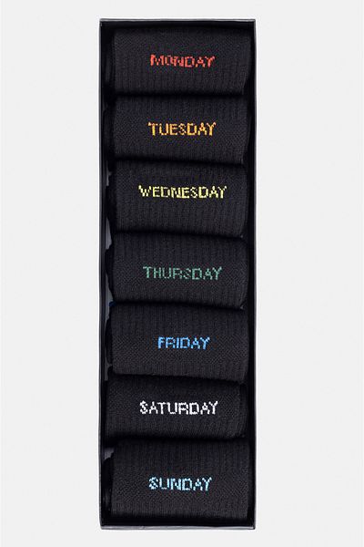 Avva Ανδρικές κάλτσες Days of the Week 7-pack E008556