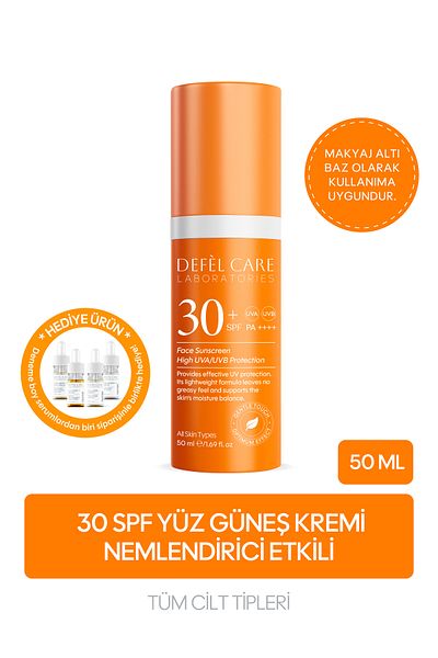 Defel Care Moisturizing Supported Spf30 Facial Sunscreen