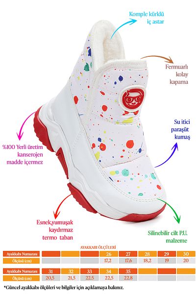 Kiko Kids Κοριτσίστικες μπότες χιονιού Rocco με φερμουάρ
